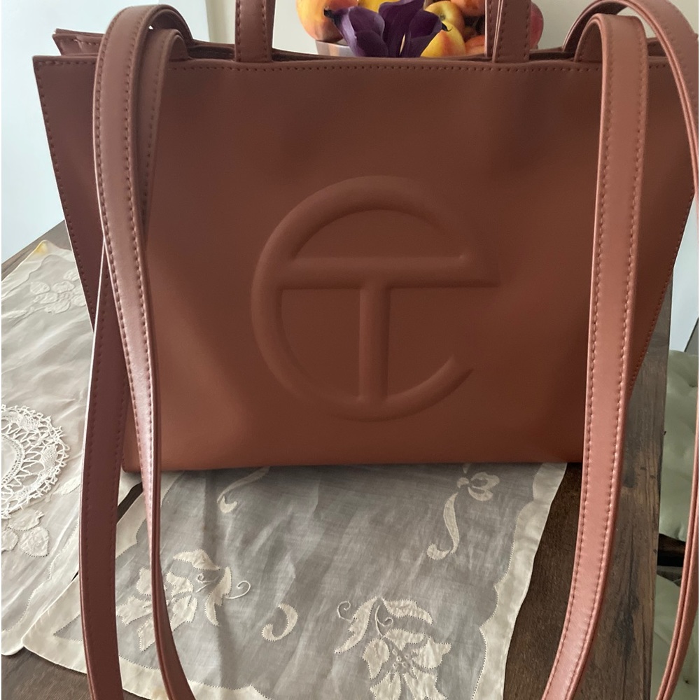 Medium tan telfar bag